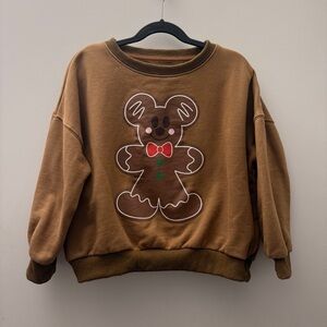 Unisex Mickey Gingerbread Sweatshirt